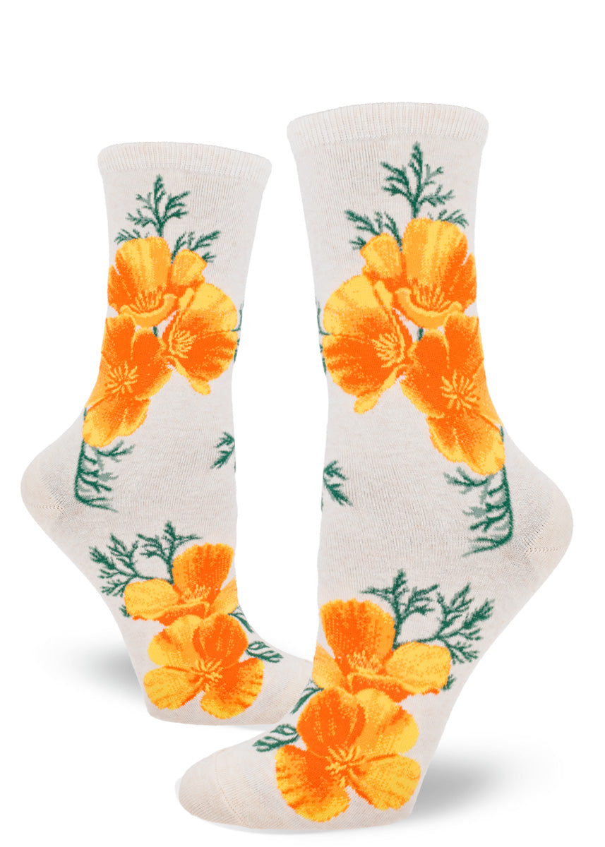 California Poppy Women's Crew