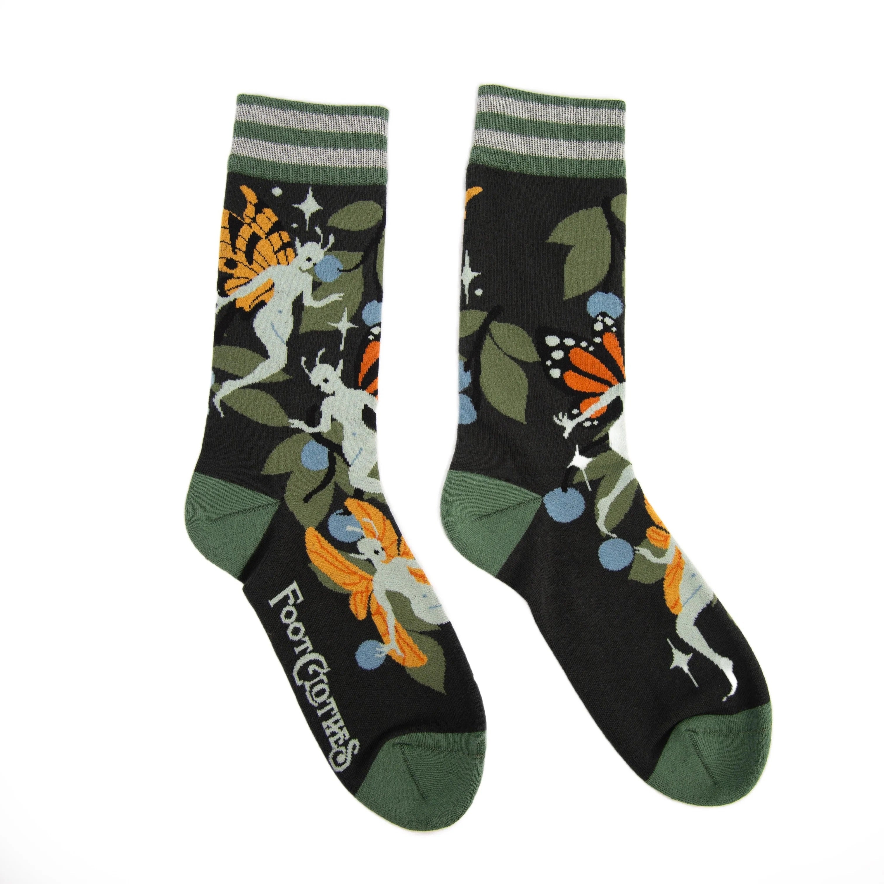 Fanciful Fairies Unisex Crew Socks