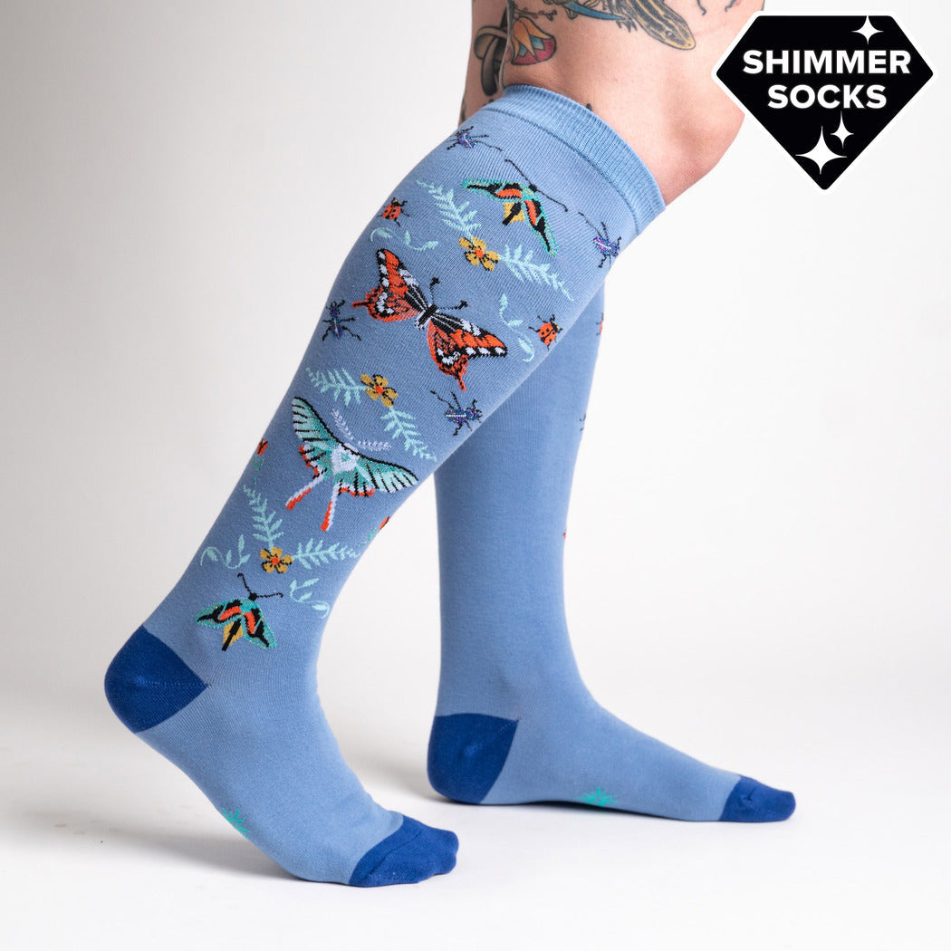 Butterfly In The Sky Women's Knee Highs