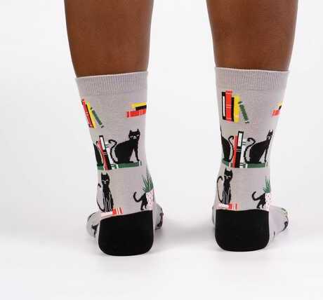 Booked For Meow Women's Crew