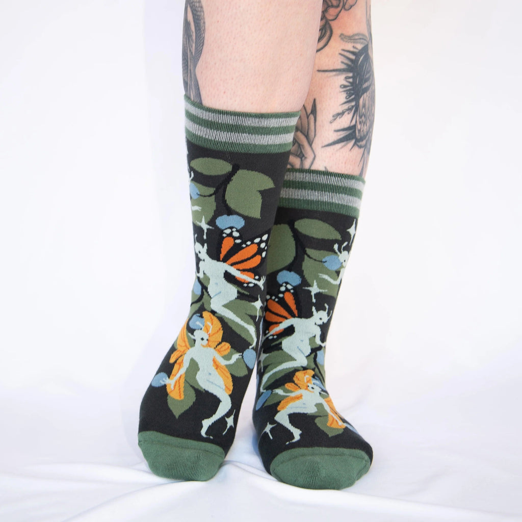 Fanciful Fairies Unisex Crew Socks